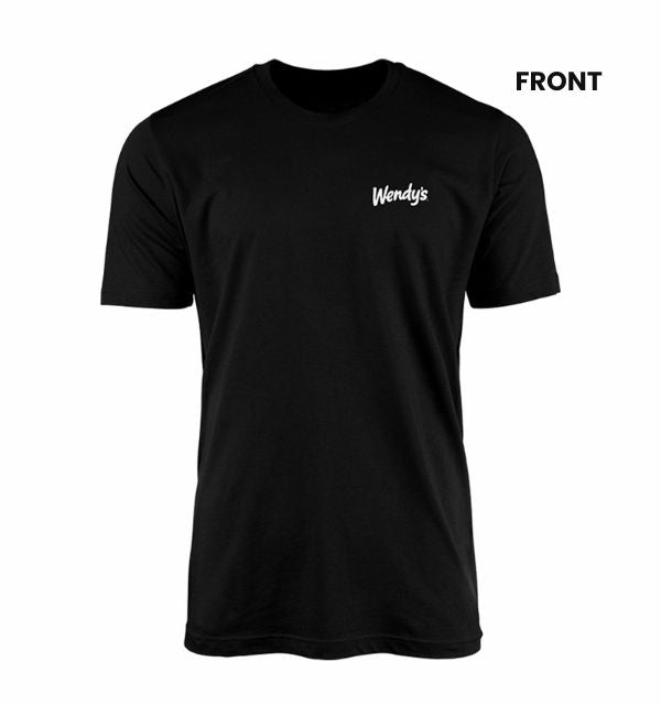 Wendy's Staff Tee - Black - Fries to Frosty (B)