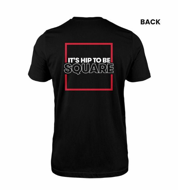 Wendy's Staff Tee - Black - Square (D)