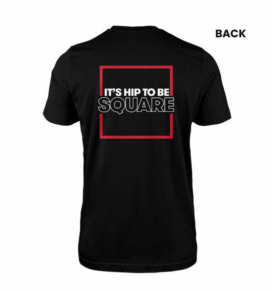 Wendy's Staff Tee - Black - Square (D)