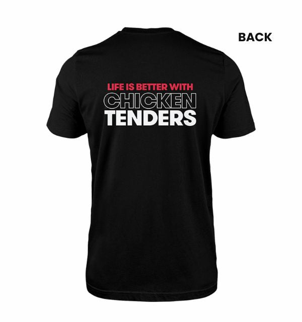 Wendy's Staff Tee - Black - Chicken Tenders (C)