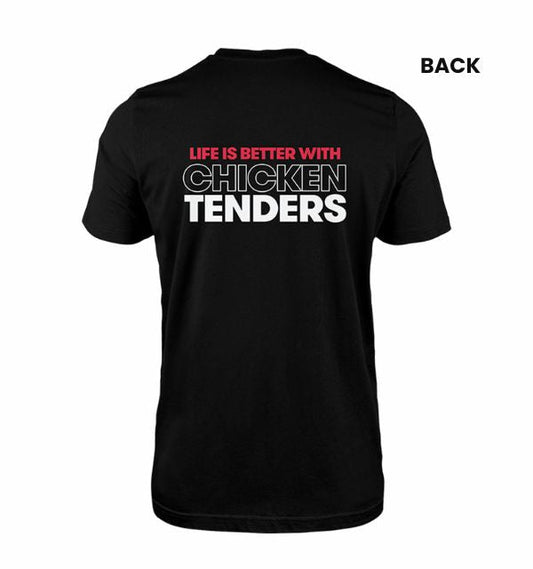 Wendy's Staff Tee - Black - Chicken Tenders (C)