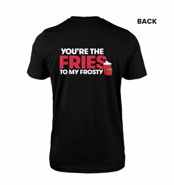 Wendy's Staff Tee - Black - Fries to Frosty (B)